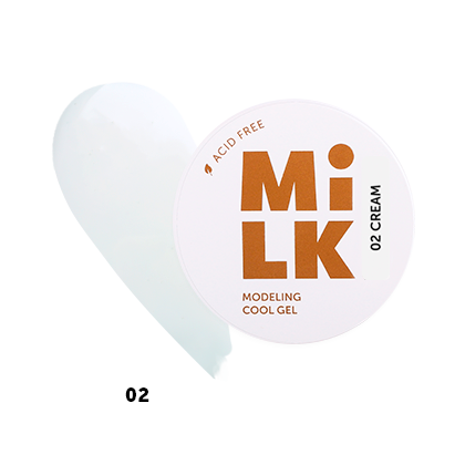 Milk Modeling cool gel (бескислотный) 02 Cream 50g
