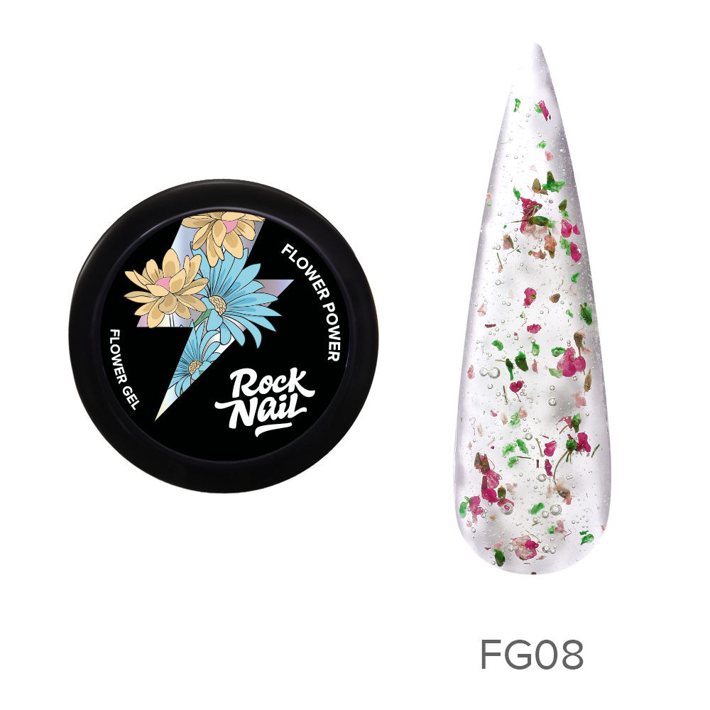Rock Nail гель FG08 Rock'n'Rose 10мл