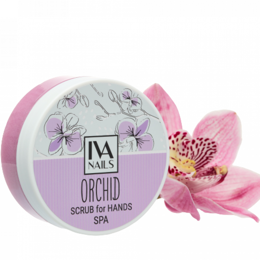 Iva Nail Сахар.скраб д/рук "Orchid"150мл