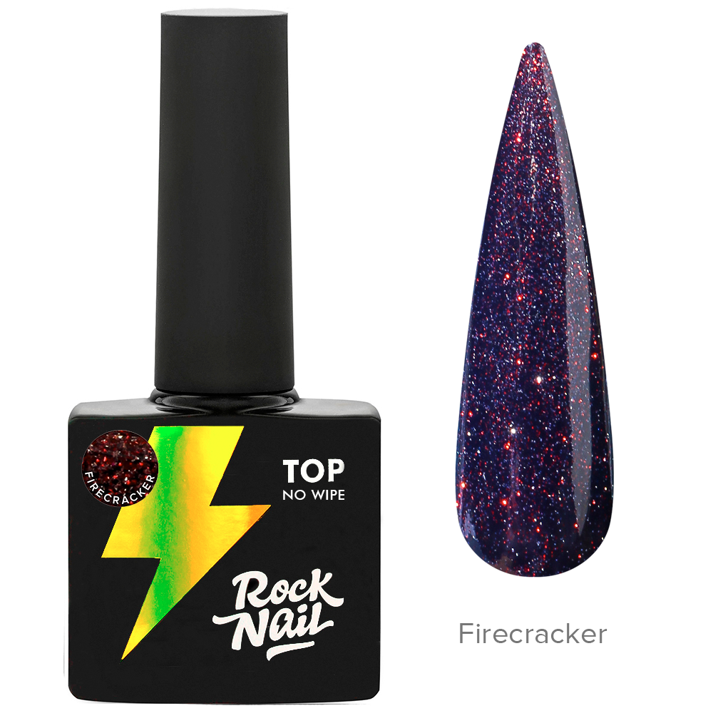 Rock Nail Top светоотражающий Firecracker 10ml