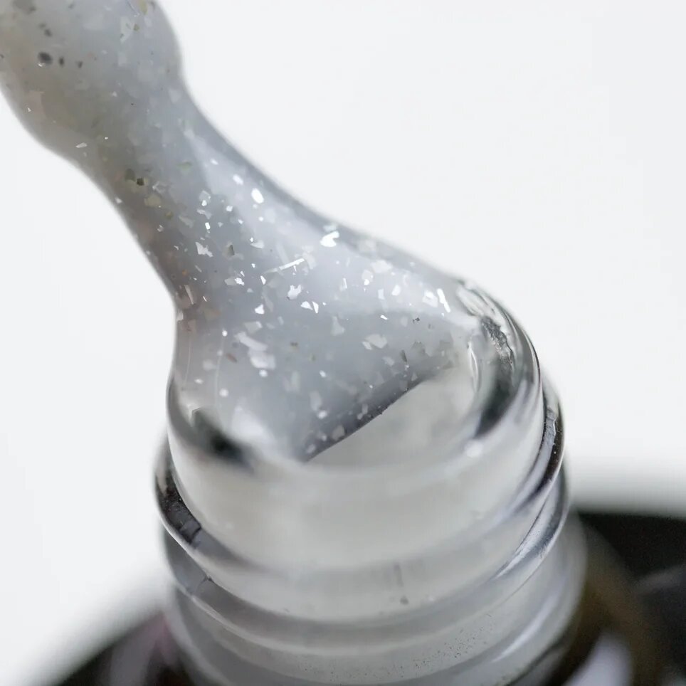 Iva Nails Топ Milk&Silver (8ml)
