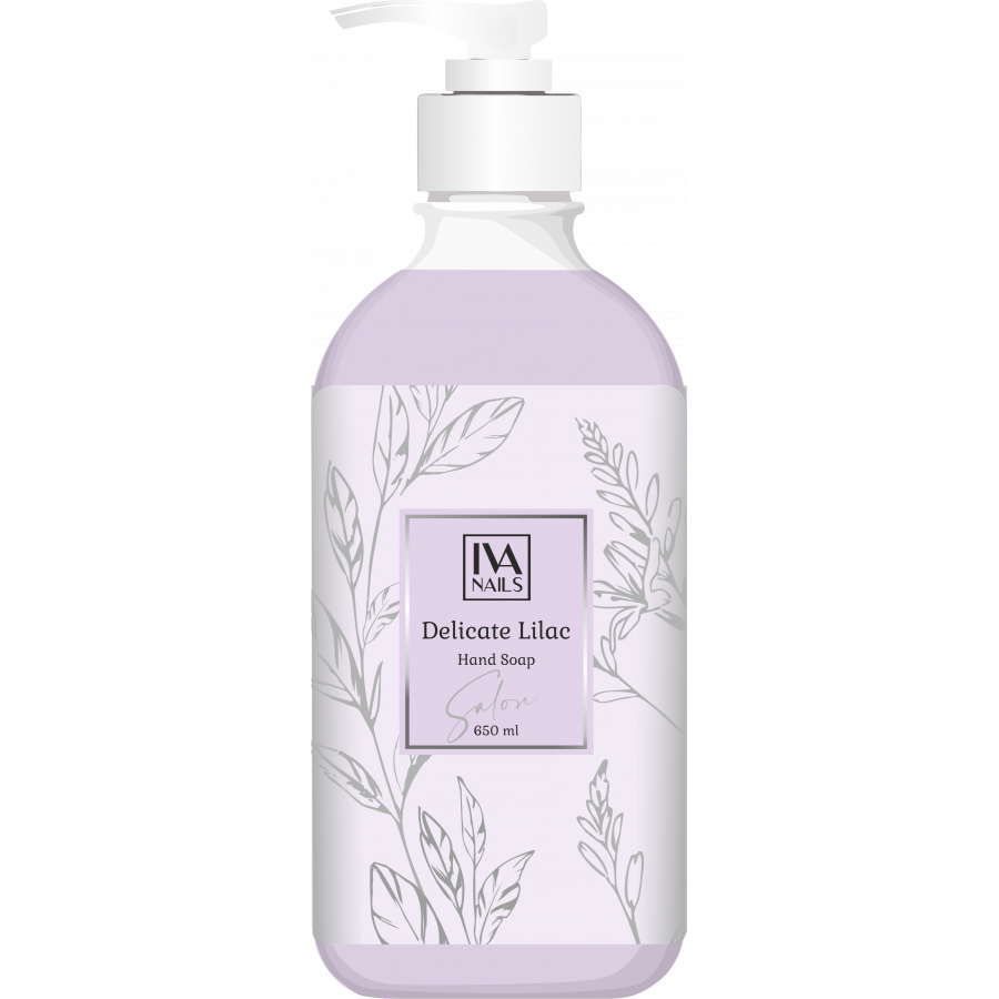 Iva Nails Жидкое мыло Delicate Lilac 650ml