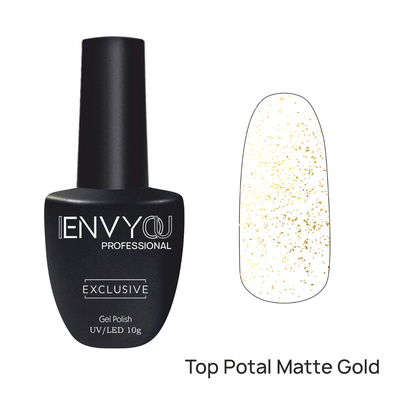 ENVY Top Potal Matte Gold 10ml