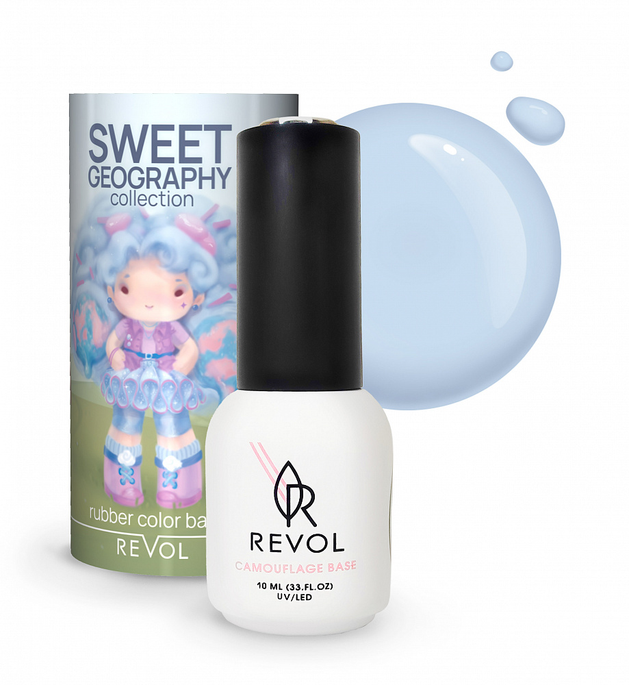 Revol rubber base Sweet geography №5 Cotton candy burrito 10ml