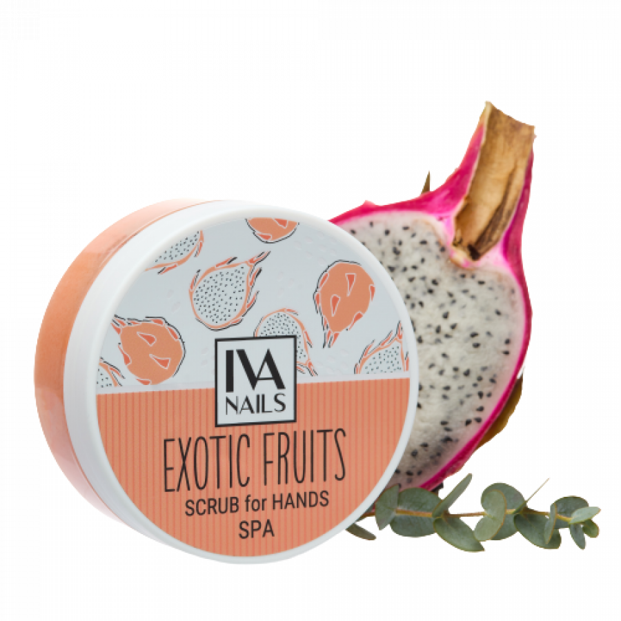 Iva Nail Сахар.скраб д/рук "Exotic Fruits"150мл