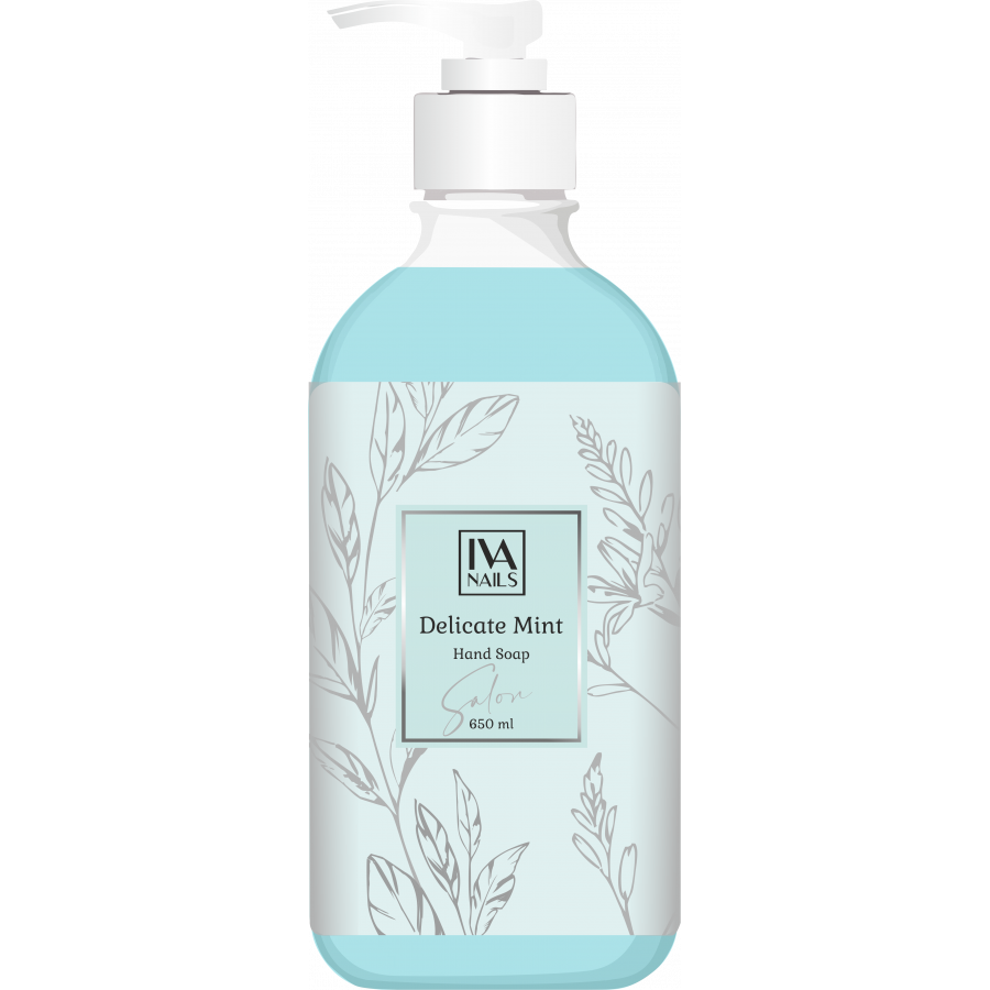 Iva Nails Жидкое мыло Delicate Mint 650ml